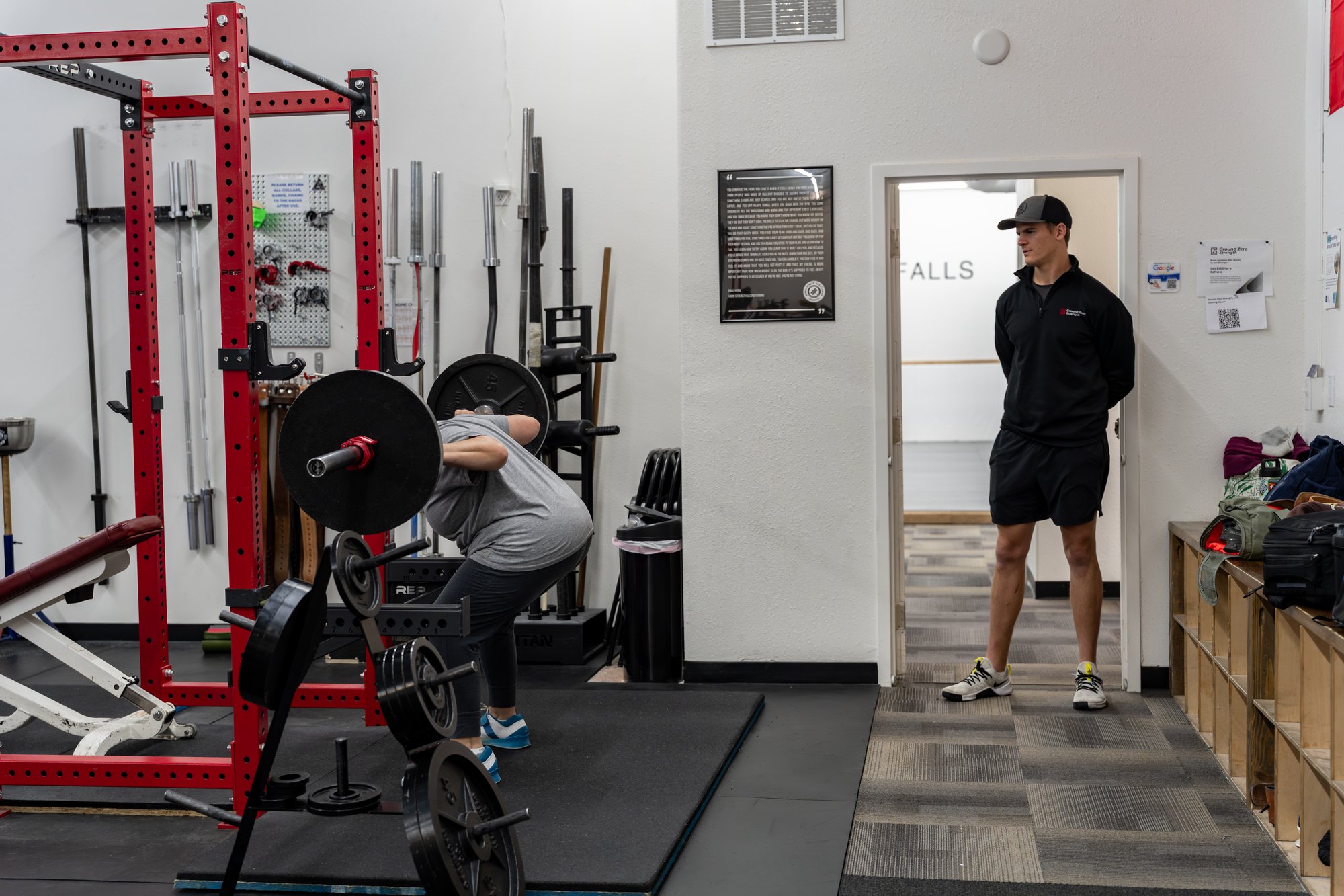 Inside the Ground Zero Strength gym in Twin Falls, Idaho